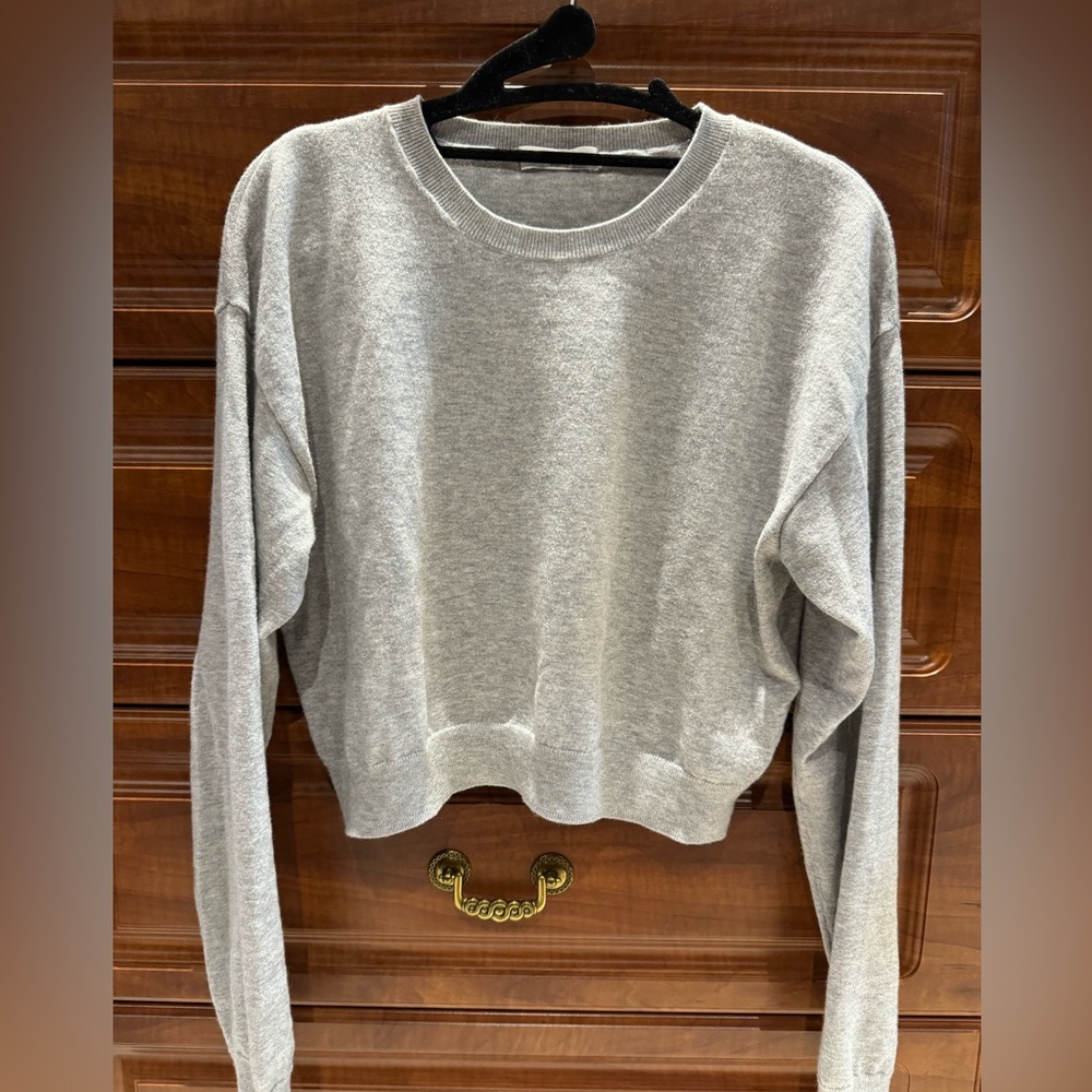 Equipment cashmere blend cropped sweater